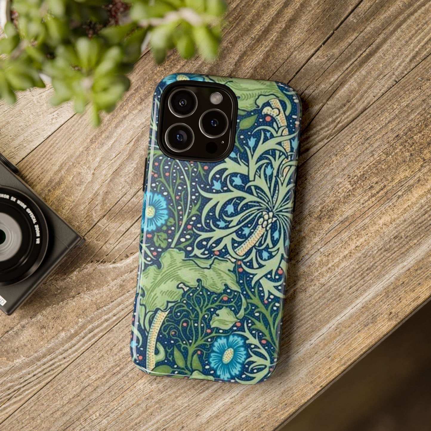 William Morris Seaweed iPhone Tough Case