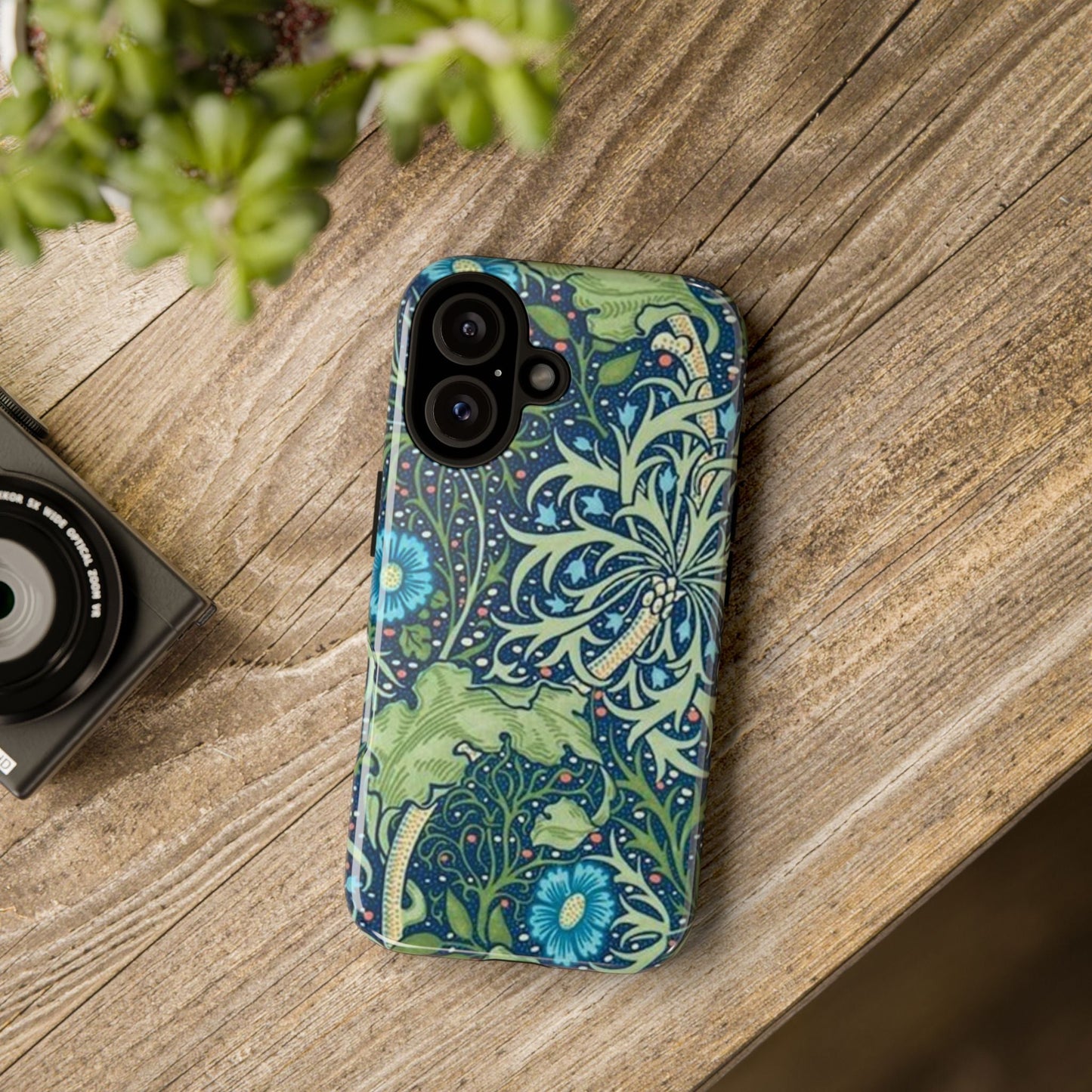William Morris Seaweed iPhone Tough Case
