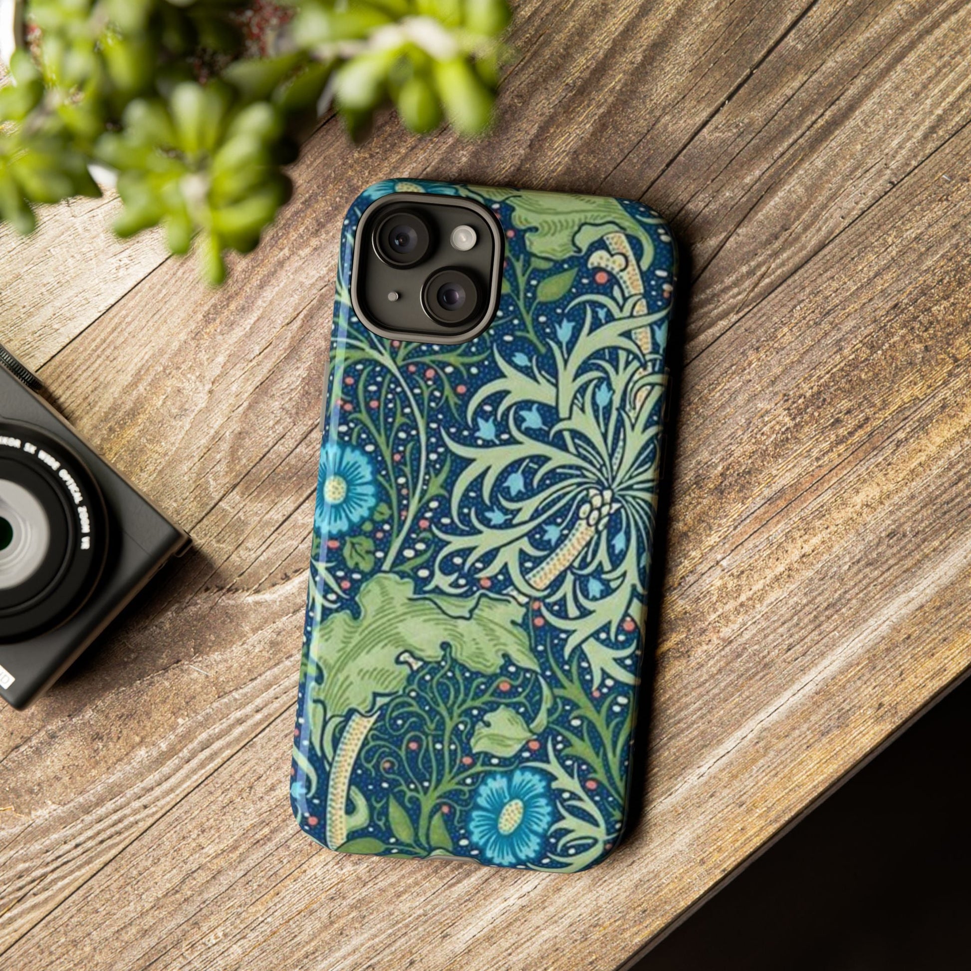 William Morris Seaweed iPhone Tough Case