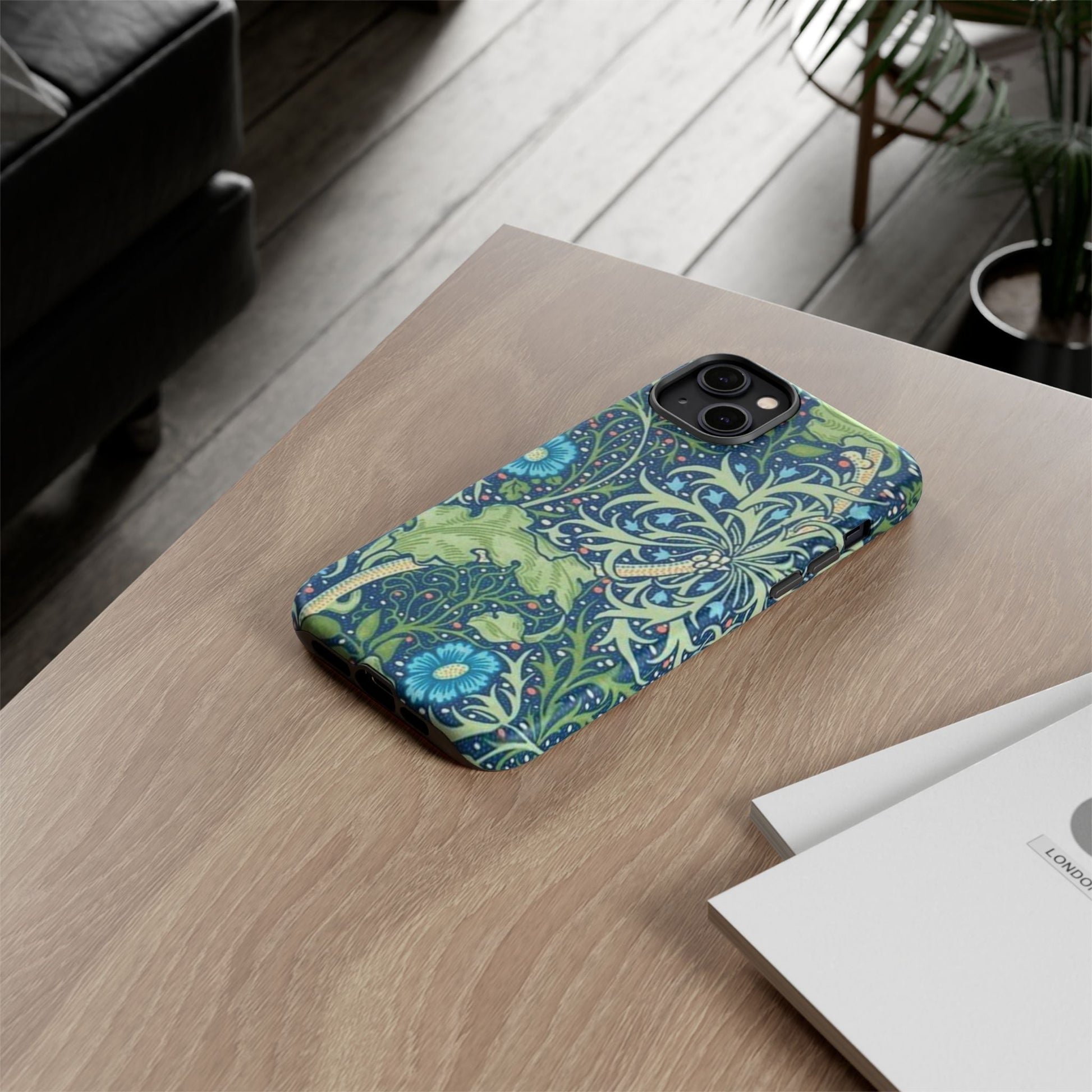 William Morris Seaweed iPhone Tough Case