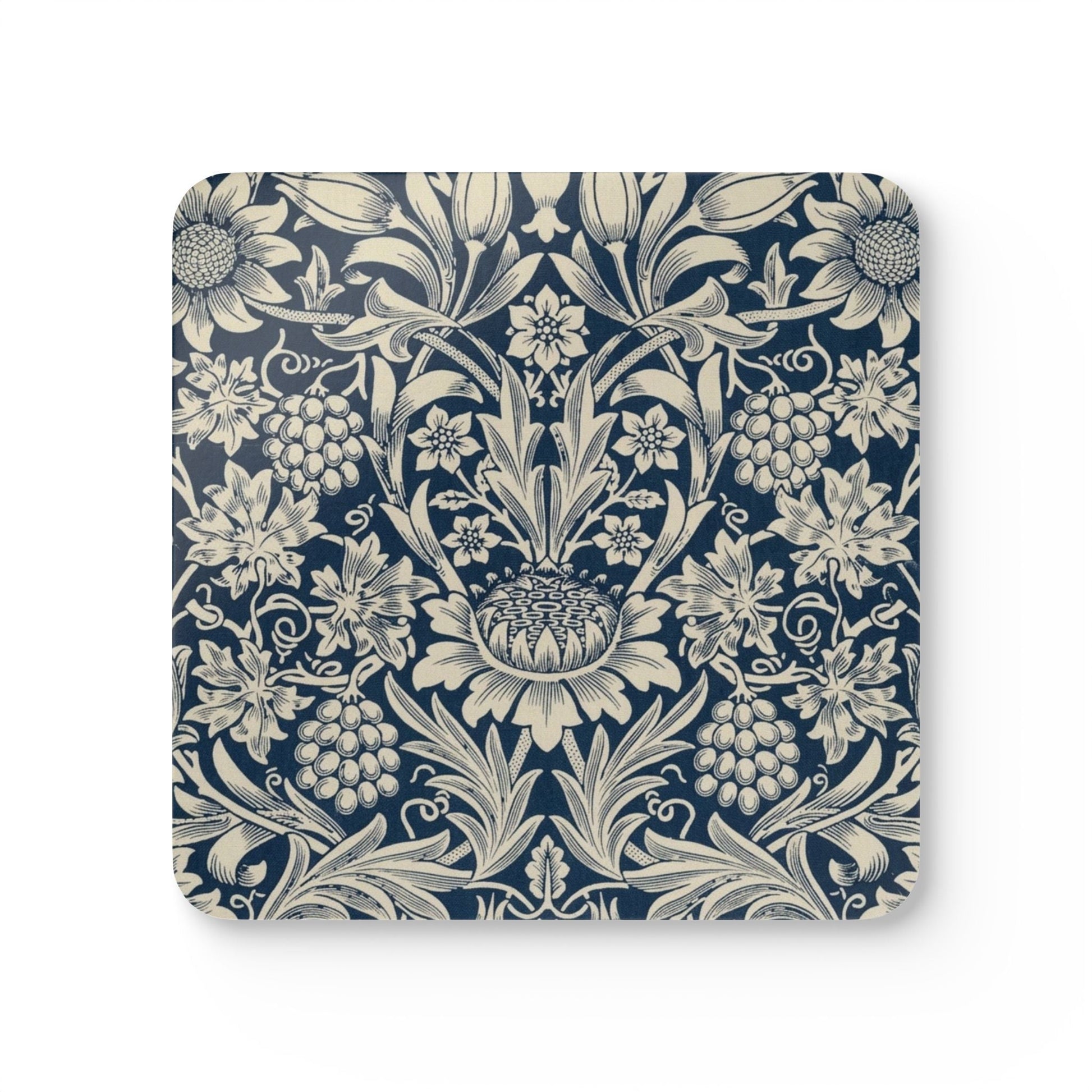 William Morris Sunflower Coaster Set