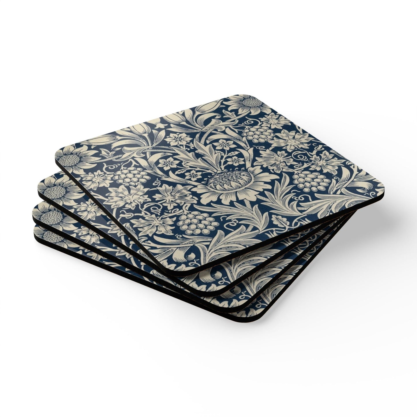 William Morris Sunflower Coaster Set