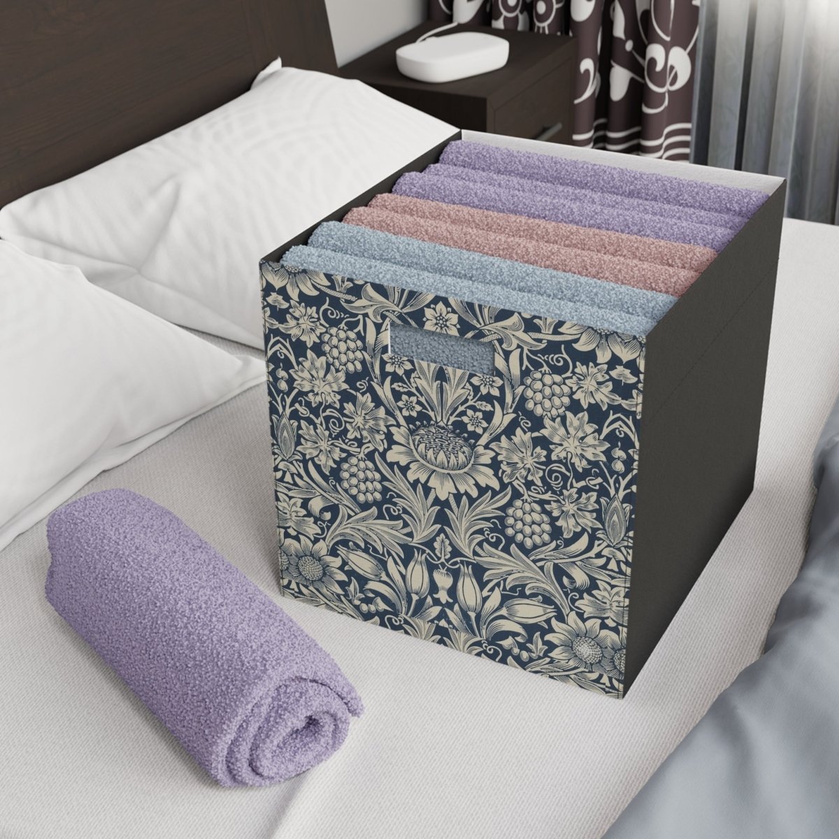 William Morris Sunflower Felt Storage Box