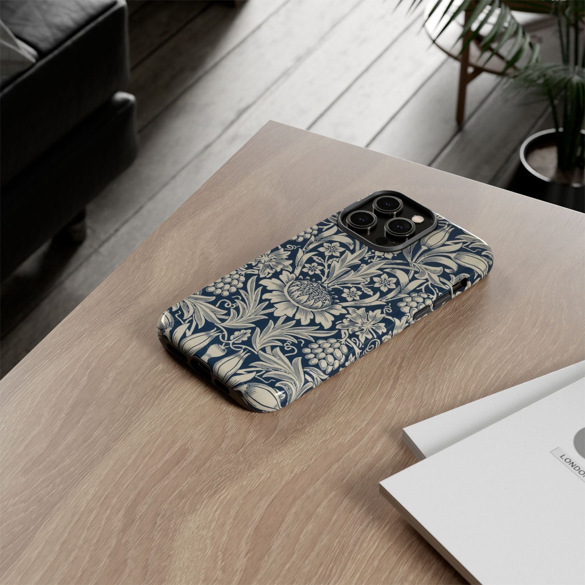 William Morris Sunflower iPhone Tough Case
