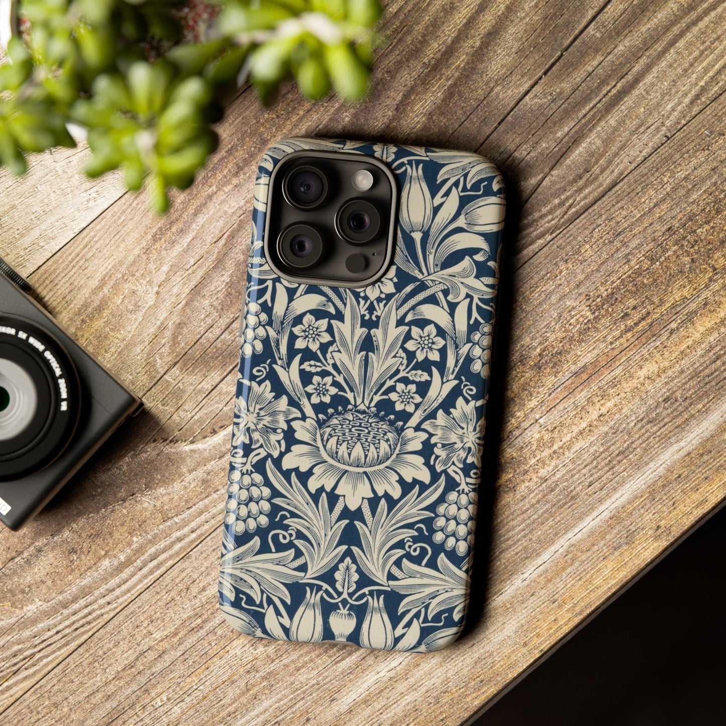 William Morris Sunflower iPhone Tough Case