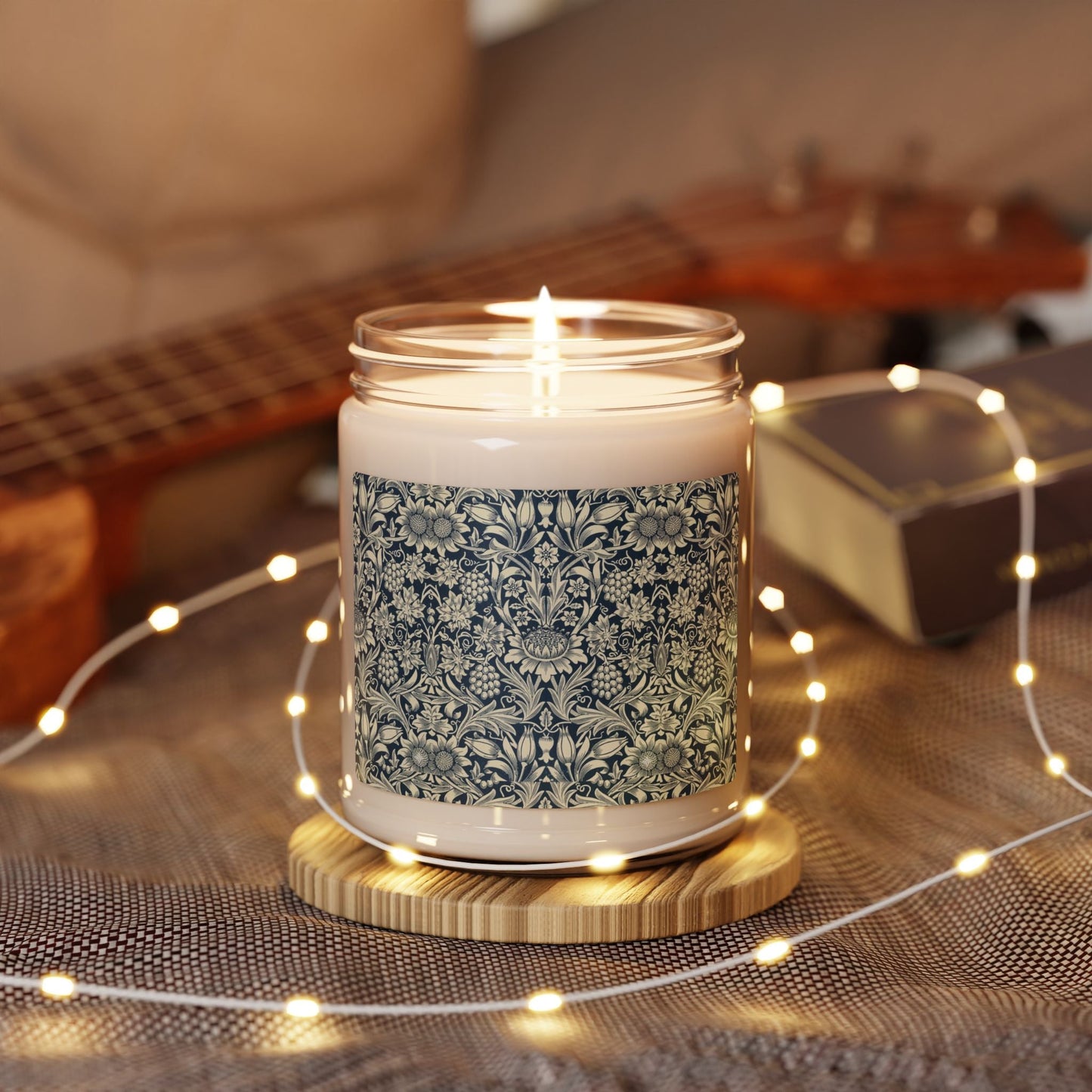 William Morris Sunflower Scented Soy Candle, 9oz
